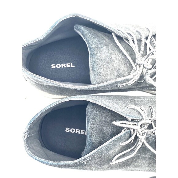 Sorel Men’s Grey Suede Chukka Waterproof Mid High Shoes NM2569-052 US Size 14 - Picture 13 of 14